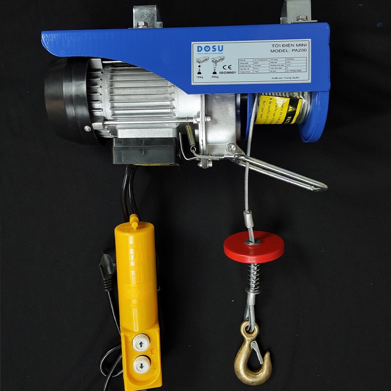 Tời điện mini DOSU PA 60-1200kg
